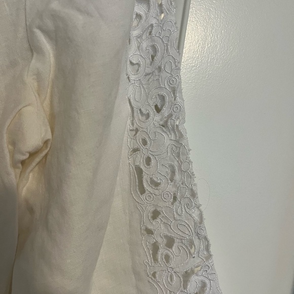 ECOLOGIE 100% Irish linen amazing handcrafted lace size S - Picture 8 of 8